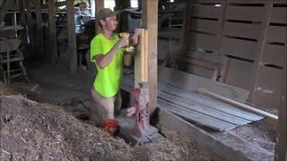 POLE BARN RESTORATION | LIFTING OLD BARN BY MYSELF!! PART 1