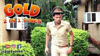 Gold | Round2hell | R2h | 2 IN 1 VINES |