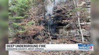 Deep underground fire monitored in Kanawha County