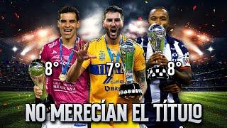 10 Equipos que Hicieron PÉSIMO Torneo y aun así Fueron CAMPEONES