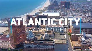 Atlantic City, New Jersey - day and night | 4K drone video