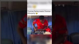 Thomas Partey Meets Thomas Afterparty #afc #gunner #epl #comedy #mancity #africa #afcon #ball #red