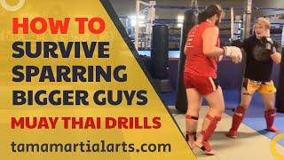 How to Survive Sparring Bigger Opponents, Best Muay Thai Heavy Bag Drills, Top Martial Arts Training