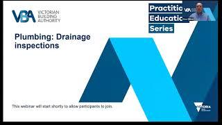 Practitioner Education Series - Plumbing: Drainage Inspections