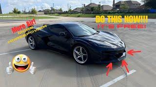 MAKE YOUR 2024 CORVETTE E-RAY FASTER AND LOOK BETTER WITH THIS FREE EASY MOD!