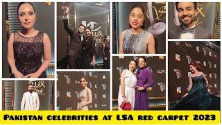 Pakistan celebrities at LSA 2023 #luxstyleawards2023 #ayezakhan #seharkhan  #sunitamarshall