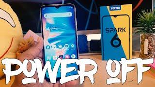 How to power off Tecno Spark 6 Go