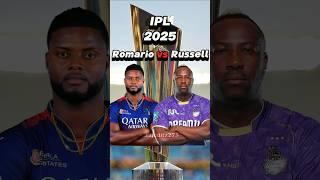 Romario Shepherd vs Andre Russell in IPL 2025 