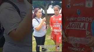 MARIANA ZAMORANO JUGADORA DE AMÉRICA DE CALI EN UNIDAD ESCARLATA.