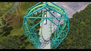 Quantum Ka, the world's first 4D strata coaster [No Limits 2]