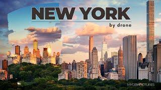 NEW YORK BY DRONE  | 4K | Beautiful sunrises, autumn colors & night views