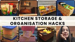 Kitchen Storage & Organisation Hacks | DIY Storage Boxes | Recycle Old Stuff | Modular Kitchen