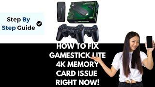 How To Fix Game Stick Lite 4K Memory Card