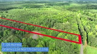 7.05 Acres For Sale in Granville County North Carolina!