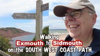 Walking from EXMOUTH to BUDLEIGH SALTERTON to SIDMOUTH on the South West Coast Path