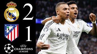 Real Madrid - Atletico Madrid 2-1 HIGHLIGHTS | Champions League 2024/25