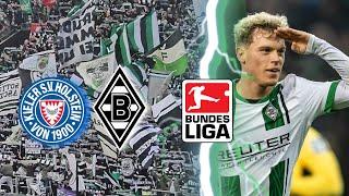 GLADBACH VS HOLSTEIN KIEL HIGHLIGHTS  | TORSPEKTAKEL BEI BORUSSIA! | BUNDESLIGA STADIONVLOG ️