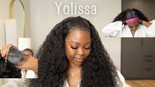 Yolissa Hair Review | Water Wave 13*4 Prebraided + Precut Wig | Super Quick And Easy To Install