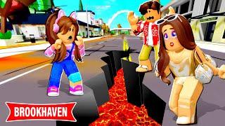 O FURACÃO E O VULCÃO DE BROOKHAVEN EXPLODIU  FILME COMPLETO  | Historinhas Brookhaven RP | Roblox