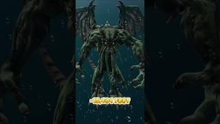 Deep sea creatures are found Mosasaurus Vs Cthulhu Vs El Gran Maja