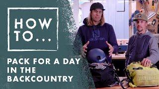 Episode 4: What to Pack for a Day in the Backcountry | Salomon How To