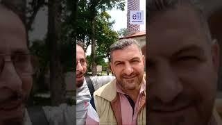 Коллективное фото перед мечетью в городе Шуша!