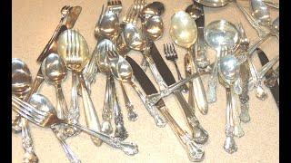 How to clean silver quickly and non abrasively.