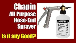 Chapin Hose-End Lawn Sprayer Professional Version for Liquid Fertilizer Pesticides & More 