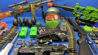 Plastic Guns Toys ! S.W.A.T. Guns & Equipment Toys-Box of Plastic Toys