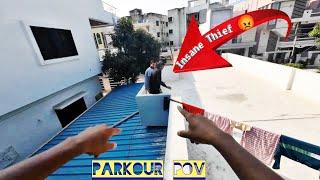 Insane Thief vs Parkour Pov  | parkour in home @AshishVishwakarmaParkour