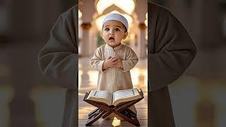  Little One Reciting Quran with Love | #IslamicContent #QuranTime #CuteBabyRecites