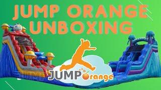 Jump Orange Water Slide Unboxing And Set Up