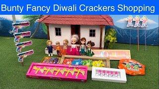 Bunty Fancy Diwali Crackers Shopping | Classic  Mini Food | Chutti Bommma#chintu #bunty #diwali