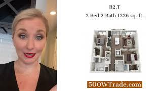 BEAUTIUFL Two Bedroom Apartment in Uptown Charlotte, NC - 500 West Trade