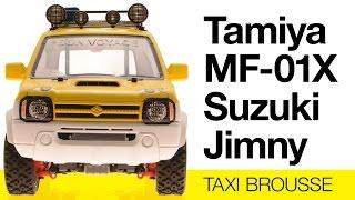 Tamiya MF-01X Suzuki Jimny Taxi Brousse 1st run