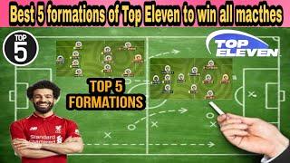 *New* Top 5 Best formations of Top Eleven 2024 to win all matches & dominate opponents.