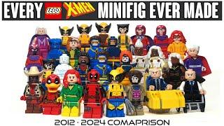 COMPARISON: EVERY LEGO X-MEN Minifigure Ever Made (2012 - 2024)