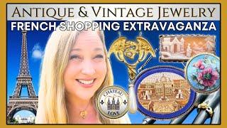 ANTIQUE & VINTAGE JEWELRY SHOPPING in FRANCE! #paris2024