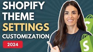 Shopify Theme Settings Customization 2024: Symmetry Theme Shopify