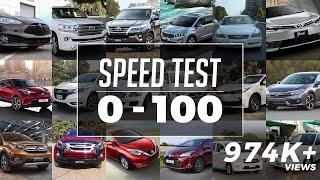 0-100 Speed Test in Pakistan | 0-100 Acceleration | PakWheels