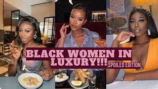 Black Women in Luxury: Getting spoiled edition #blackwomanownedbusiness #blackwomeninmakeup