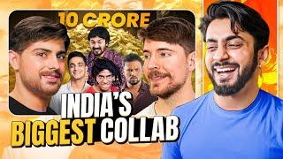 Carryminati's MR BEAST PARODY  Ft. INDIAN CREATORS | Adit Minocha Reacts