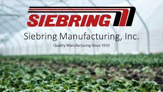 Siebring Manufacturing, Inc. Product Overview