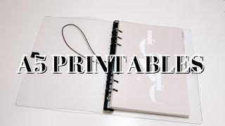 A5 PRINTABLES | A5 PLANNER SETUP | HOW I PRINT PLANNER INSERTS