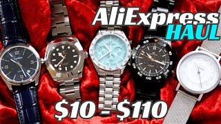 ALIEXPRESS HAUL Ultra Budget | $10 - $110 | Automatic - Chronograph | AliExpress Haul Watches