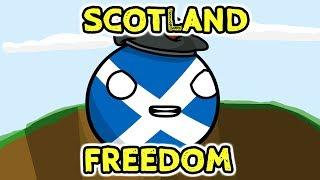 Scotland and FREEDOM - Countryballs