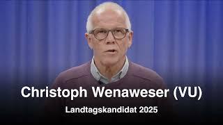 Landtagswahlen 2025 - «Schnell gefragt» mit Christoph Wenaweser (VU)