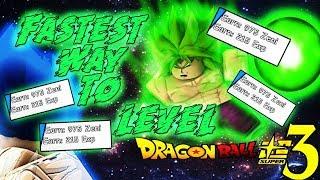 FASTEST WAY TO LEVEL | Dragon Ball Super 3 Beta