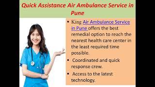 Emergency Medical Evacuation Air Ambulance in Shimla and Pune by King Air