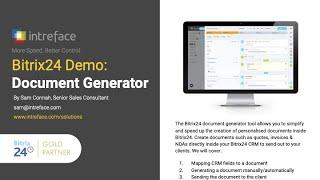 Bitrix24 Demo: Document Generator